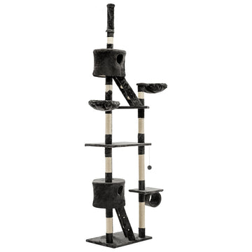 i.Pet Cat Tree 260cm Trees Scratching Post Scratcher Tower Condo House Furniture Wood i.Pet